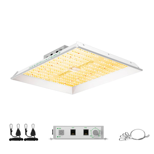 MARSHYDRO TS 1000 LED Grow Light 3X3ft Full Spectrum for Indoor Plants Newest Dimmable LED Grow Lights Daisy Chain Grow Lights for Seeding Veg Flower Growing Lamp Plant Lights for 100x100CM