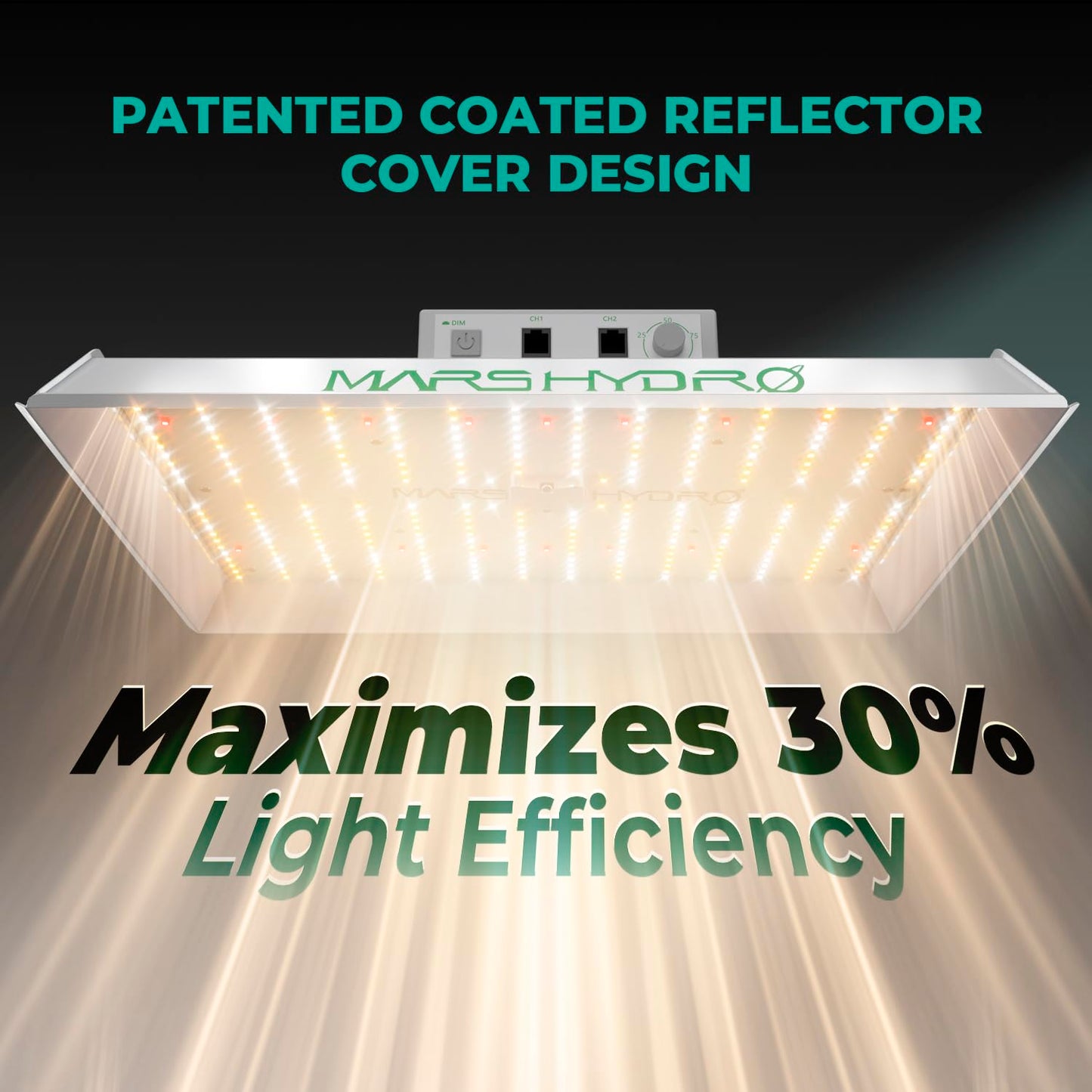 MARSHYDRO TS 1000 LED Grow Light 3X3ft Full Spectrum for Indoor Plants Newest Dimmable LED Grow Lights Daisy Chain Grow Lights for Seeding Veg Flower Growing Lamp Plant Lights for 100x100CM
