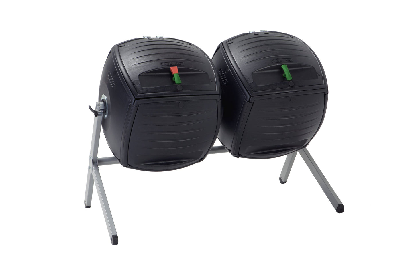 Lifetime Duel 189 Litre (50 Gallon) Dual Compost Tumbler HDPE Plus Powder Coated Steel Base