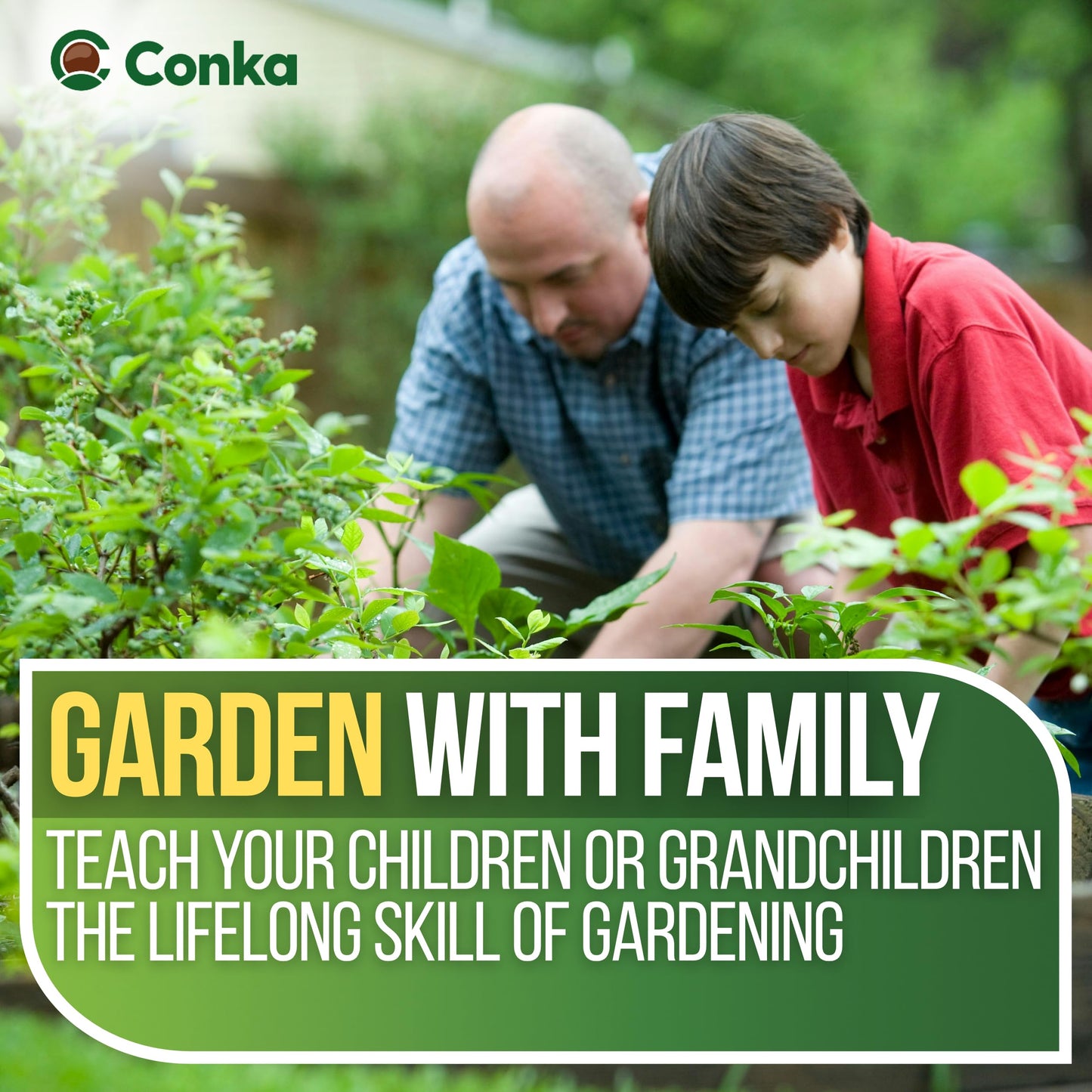 Conka Garden - Wooden Raised Bed Kit - Large Garden Planters for Vegetables, Herbs, Flowers – Start Growing Plants Earlier & Better - Durable & Resistant FSC Treated Timber 90cm L x 180cm W x 60cm H