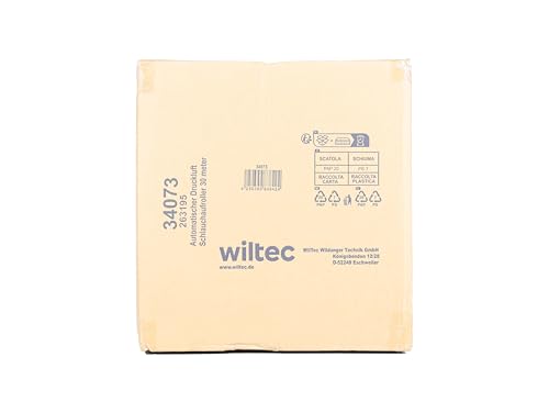 WilTec Automatic Hose Reel for Compressed Air 30 Meter 12 bar 1/4"