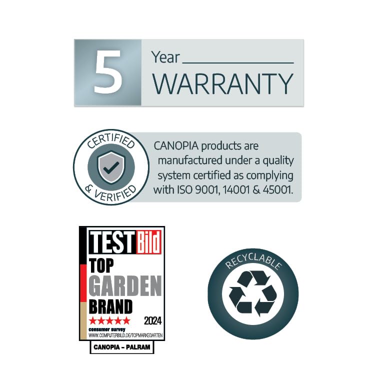 Palram Canopia Hybrid Greenhouse 6x10 Green