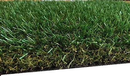 Luxury 30mm Pile Height Artificial Grass | Choose from 47 Sizes on this Listing | Cheap Natural & Realistic Looking Astro Garden Lawn | 4 x 6m of Cheap High Density Fake Turf