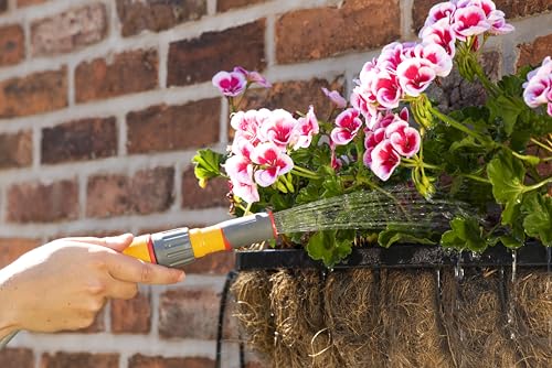 HOZELOCK - Auto Reel 30m wall-mounted hose reel : Easy to Install, Lock, Auto-rewind, Ready-to-use Reel With Nozzle, Fittings, Hozelock Hose and Accessories Included - 5 Year Guarantee* [2403 0000]