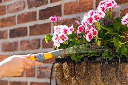 HOZELOCK - Auto Reel 30m wall-mounted hose reel : Easy to Install, Lock, Auto-rewind, Ready-to-use Reel With Nozzle, Fittings, Hozelock Hose and Accessories Included - 5 Year Guarantee* [2403 0000]