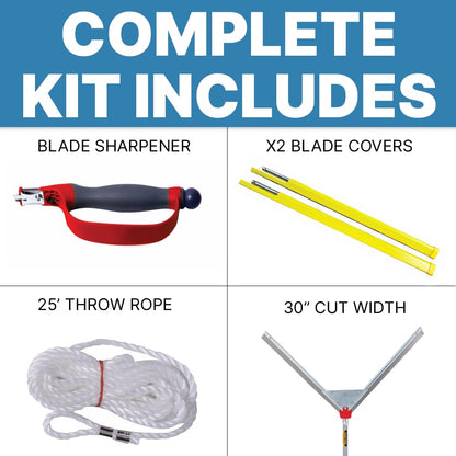 Weed Razer Express Aquatic Weed Cutter for Lakes, Ponds & Beaches