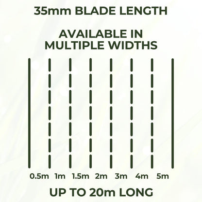 35mm Artificial Grass Natural and Realistic Looking Fake Lawn Astro Turf 1m, 1.5m, 2m, 3m & 4m Widths | 2m x 10m