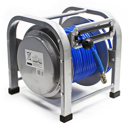 WilTec Automatic Hose Reel for Compressed Air 30 Meter 12 bar 1/4"