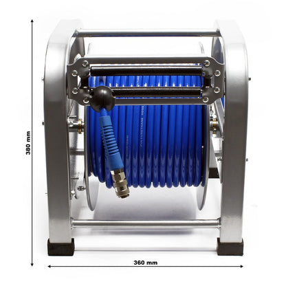 WilTec Automatic Hose Reel for Compressed Air 30 Meter 12 bar 1/4"