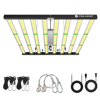 Phlizon FD9600 1000W Plant Led Grow Light for Indoor Plants Daisy Chain Dimmable Grow Light with LM281B & Brand Driver Grow for 120 * 120cm to 180x180cm Coverage Full Spectrum Growing Lamps (FD9600)