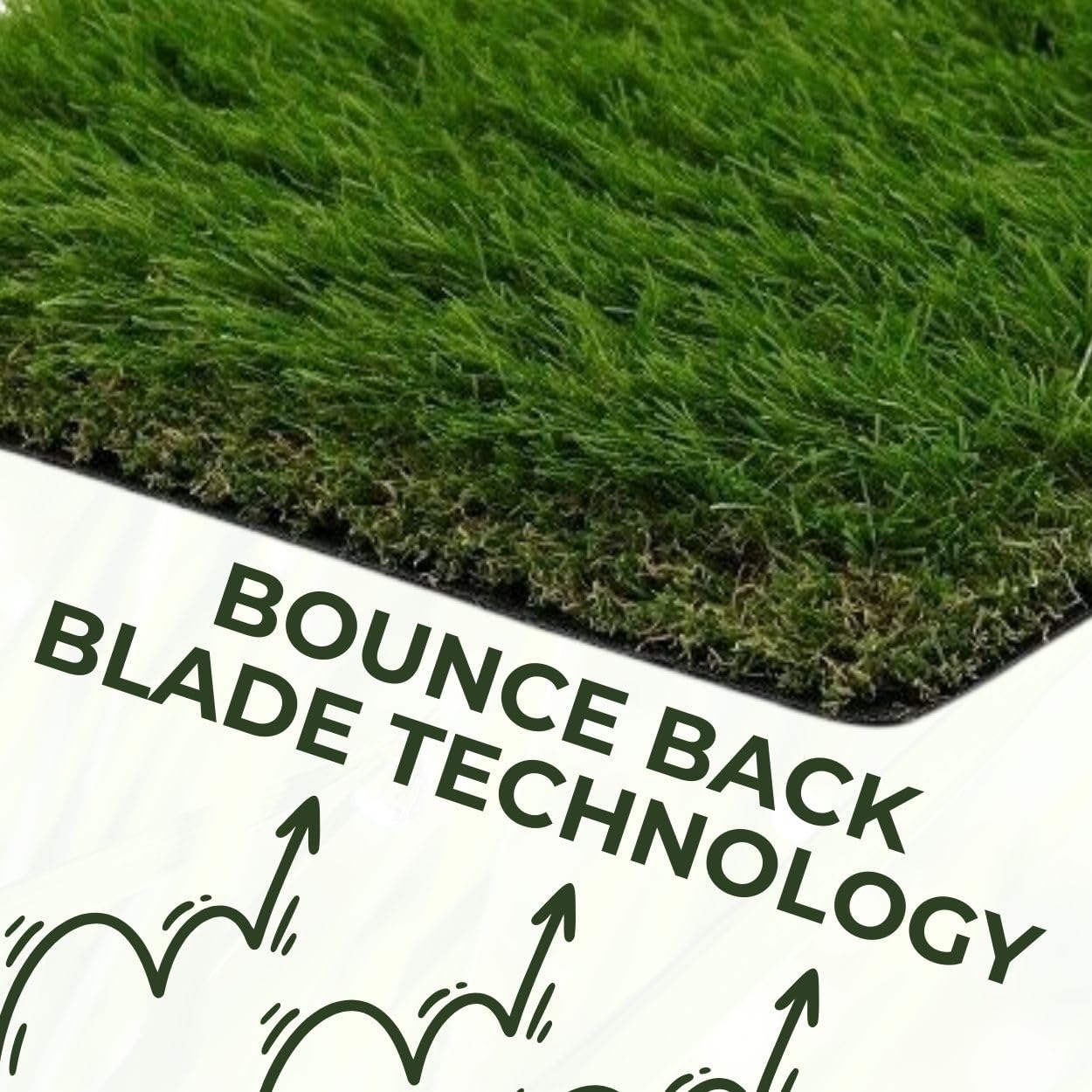 35mm Artificial Grass Natural and Realistic Looking Fake Lawn Astro Turf 1m, 1.5m, 2m, 3m & 4m Widths | 2m x 10m