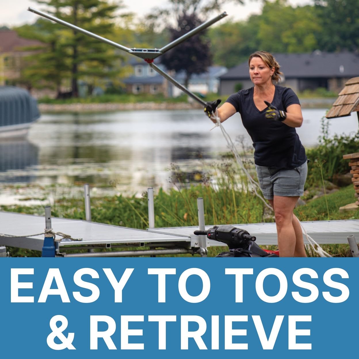 Weed Razer Express Aquatic Weed Cutter for Lakes, Ponds & Beaches