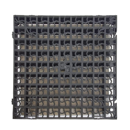 Grass Grid Black Plastic Paving Driveway Grid Turf Grass Lawn Path Gravel Protector Drainage Mat Shed/Car Park Mats (72)