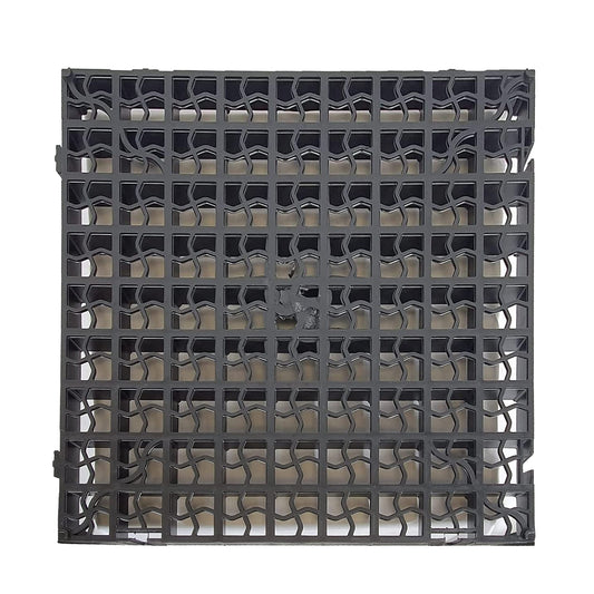 Grass Grid Black Plastic Paving Driveway Grid Turf Grass Lawn Path Gravel Protector Drainage Mat Shed/Car Park Mats (72)