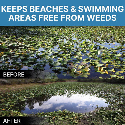 Weed Razer Express Aquatic Weed Cutter for Lakes, Ponds & Beaches