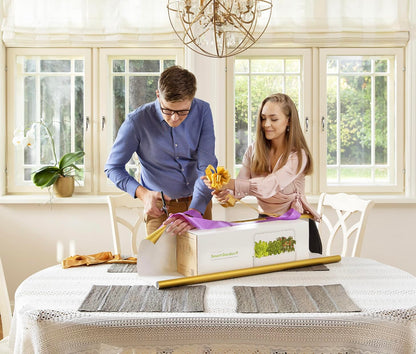 Click & Grow Indoor Herb Garden Kit with Grow Light | Easier than Hydroponics Growing System | Smart Garden for Home Kitchen Windowsill | Vegetable & Herb Garden Starter Kit with 9 plant pods, White