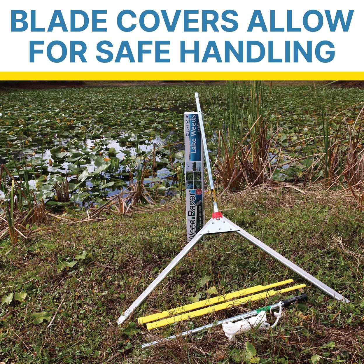 Weed Razer Express Aquatic Weed Cutter for Lakes, Ponds & Beaches