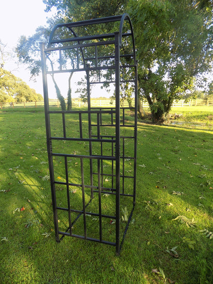 Heavy Duty Metal Garden Arch - Garden Archway for Paths - Outdoor Extra Wide Steel Decorative Arched Arbour Trellis Support - Rose Arches